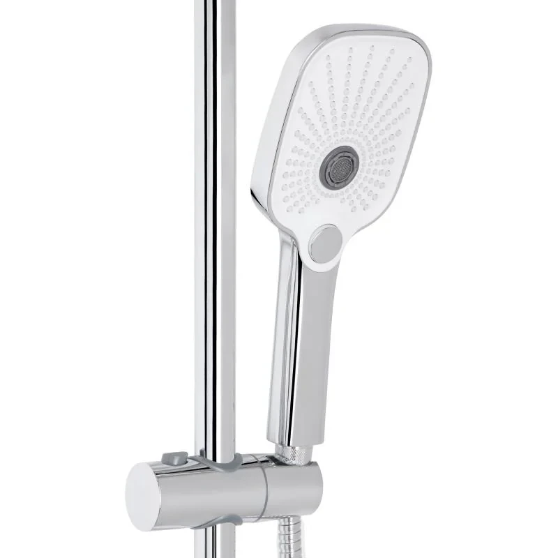 Душова система універсальна Qtap Tern на три споживача (з виливом) QTTER111CRM47591 Chrome