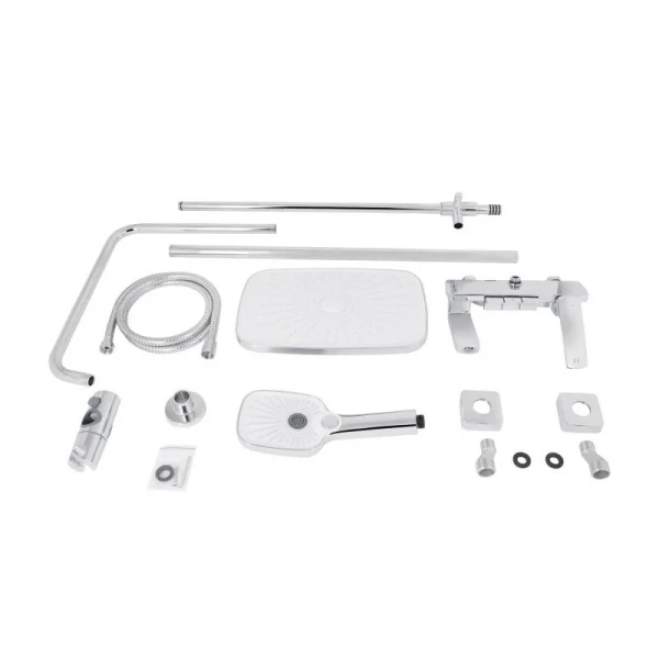 Душевая система универсальная Qtap Tern на три потребителя (с изливом) QTTER111CRM47591 Chrome