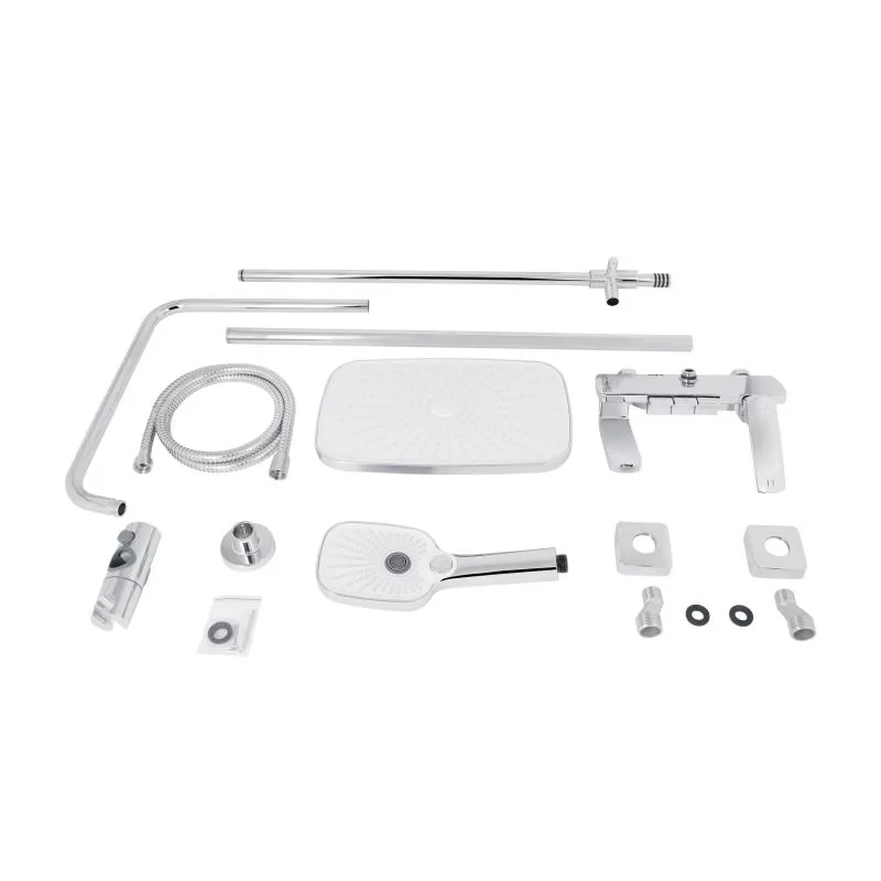 Душова система універсальна Qtap Tern на три споживача (з виливом) QTTER111CRM47591 Chrome