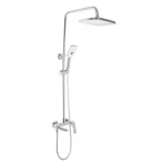 Душова система універсальна Qtap Tern на три споживача (з виливом) QTTER1112CRM47592 Chrome