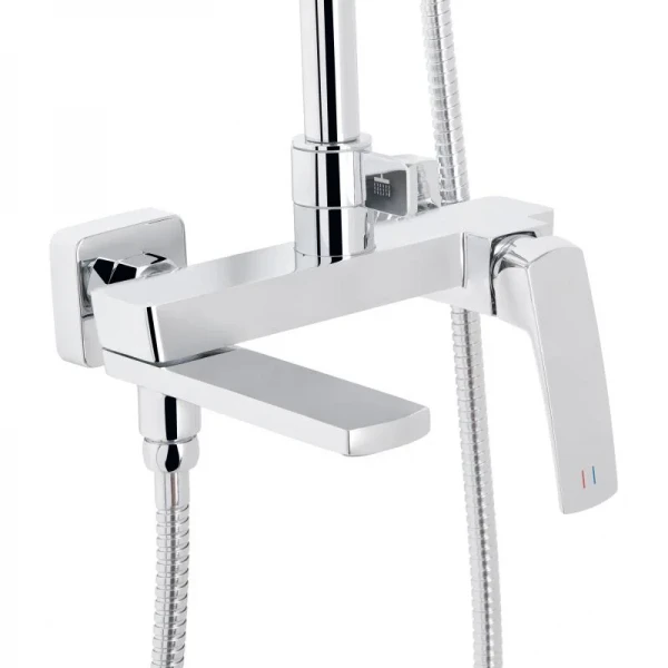 Душевая система универсальная Qtap Tern на три потребителя (с изливом) QTTER1112CRM47592 Chrome