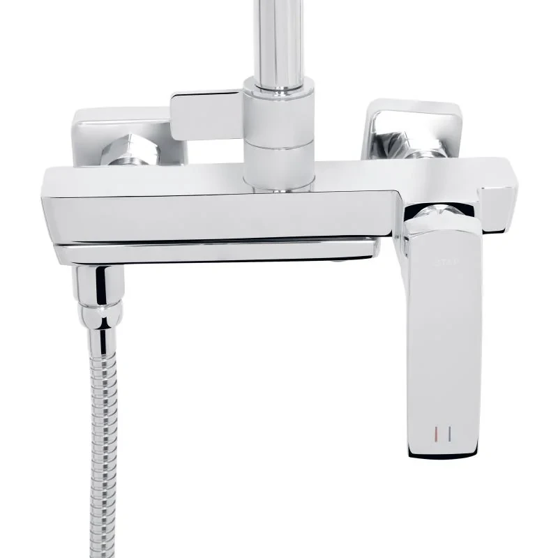 Душова система універсальна Qtap Tern на три споживача (з виливом) QTTER1112CRM47592 Chrome