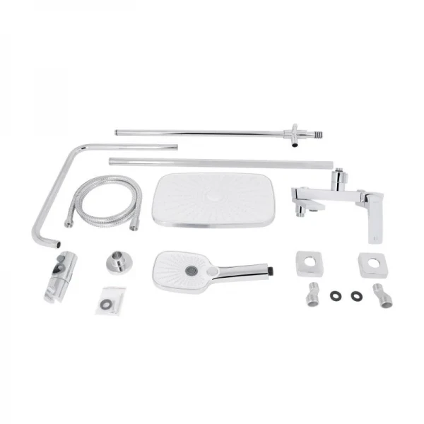 Душевая система универсальная Qtap Tern на три потребителя (с изливом) QTTER1112CRM47592 Chrome