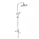 Душевая система универсальная Qtap Aries на три потребителя (с изливом) QTARI1112CRM47606 Chrome