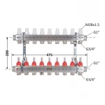 Коллектор с расходомерами (нерж.) 1