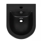 Комплект Qtap Robin Matt Black 2 в 1: унитаз подвесной  Ultra Quiet QT13332381АSMB + биде подвесное QT1355046FMB