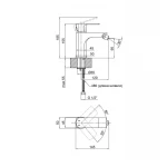 Акційний набір 2+1: Змішувач для біде Qtap Lipno QTLIPNO2023101CB Black Matt