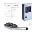 Комплект для душу Qtap Votice: Змішувач для душу QTVOT65T105OGC+Душ. набір(QTHLA107CRM45944+QTRUC125CRM45956+QTTRU120CRM45928+QTCRMBH030+QTHADPVC160C)