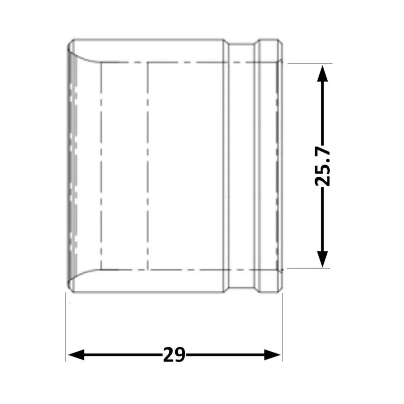 Гильза натяжная Icma №1031 d25x3,5 851031GX08