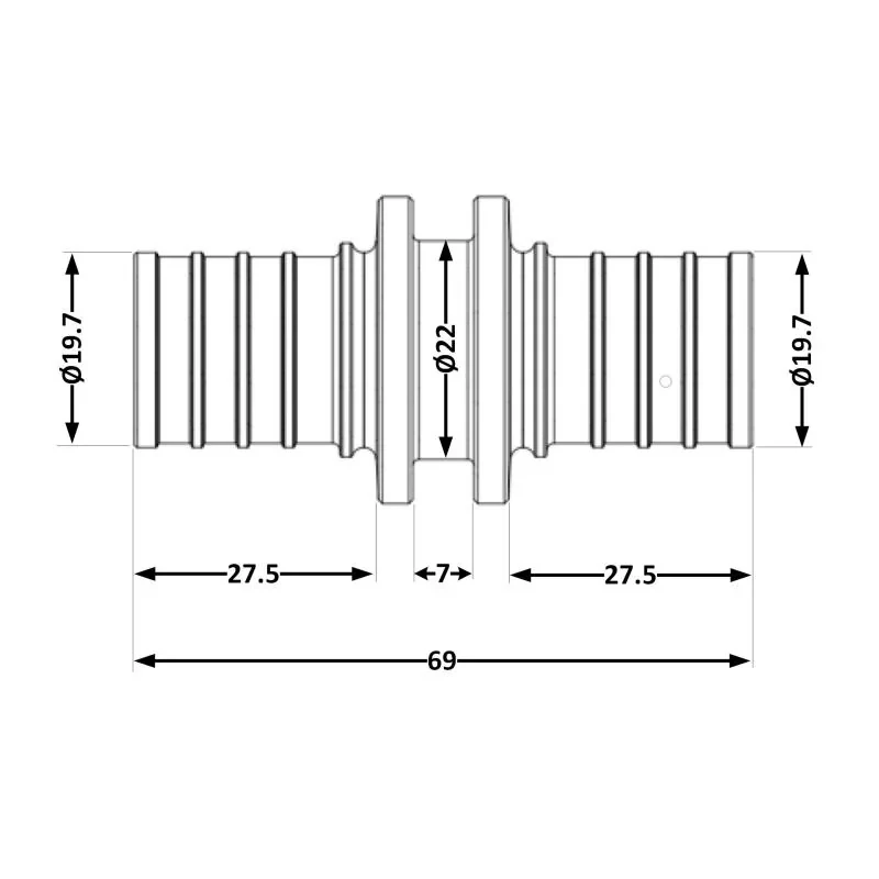 Переходних под натяжную гильзу Icma №1032 d25х3,5 851032GX05