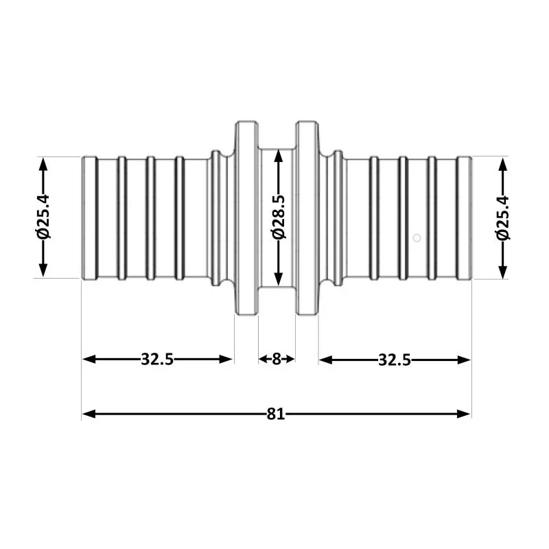 Переходних под натяжную гильзу Icma №1032 d32х4,4 851032GY05