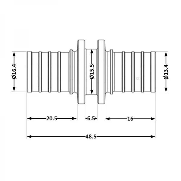 Переходних под натяжную гильзу Icma №1032 d16х2,2-20х2,8 851032GWBO05