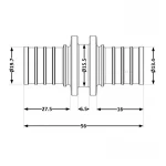 Переходних под натяжную гильзу Icma №1032 d16х2,2-25х3,5 851032GXBO05