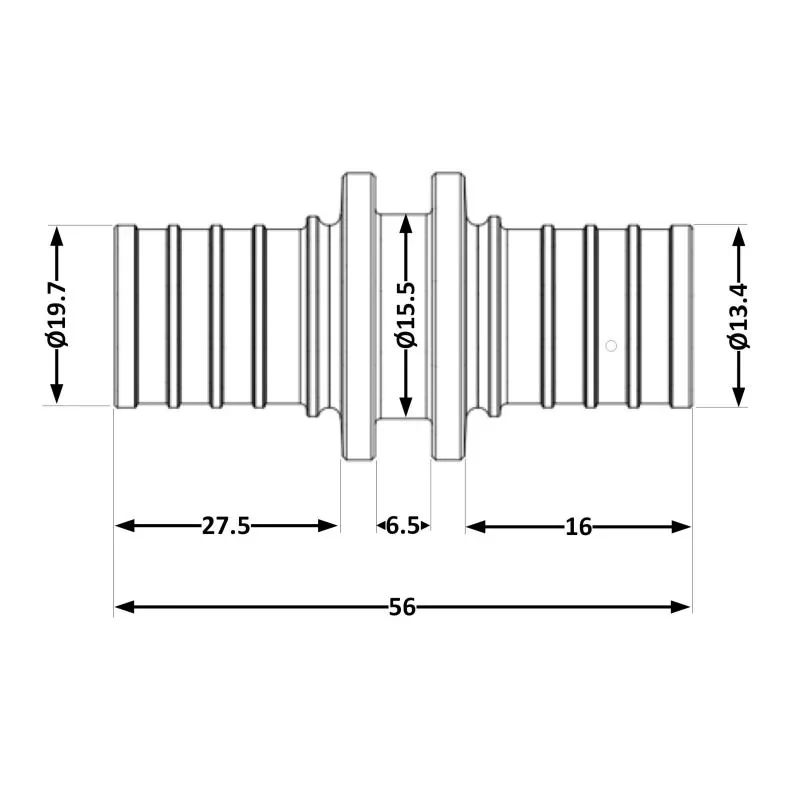 Переходних под натяжную гильзу Icma №1032 d16х2,2-25х3,5 851032GXBO05
