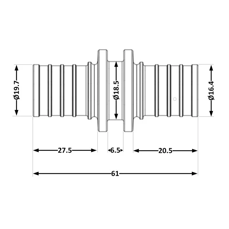 Переходних под натяжную гильзу Icma №1032 d20х2,8-25х3,5 851032GXGW05