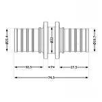 Переходних под натяжную гильзу Icma №1032 d25х3,5-32х4,4 851032GYGX05