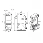 Котел твердотопливный стальной Thermo Alliance Ferrum V 5.0 FSF 20