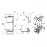 Котел твердотопливный стальной Thermo Alliance Magnum V 5.0 SF 16
