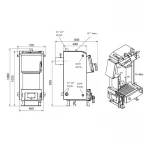 Котел твердотопливный стальной Thermo Alliance Magnum V 5.0 SF 12