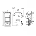 Котел твердотопливный стальной Thermo Alliance Magnum V 5.0 SF 20