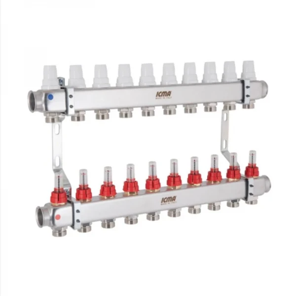 Коллектор Icma № К073 с расходомерами (нерж.) 1