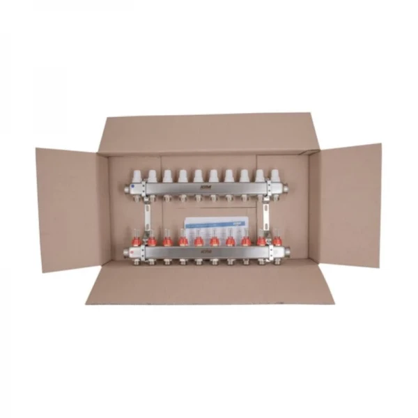 Коллектор Icma № К073 с расходомерами (нерж.) 1