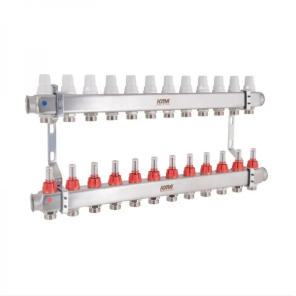Коллектор Icma № К073 с расходомерами (нерж.) 1