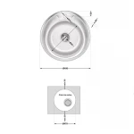 Кухонна мийка Brinex 490-A 0,6 мм Satin (BRIN490SAT06)