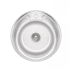 Кухонна мийка Brinex 490-A 0,6 мм Satin (BRIN490SAT06)