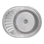 Кухонна мийка Brinex 5745 0,8 мм Satin (BRIN5745SAT08)