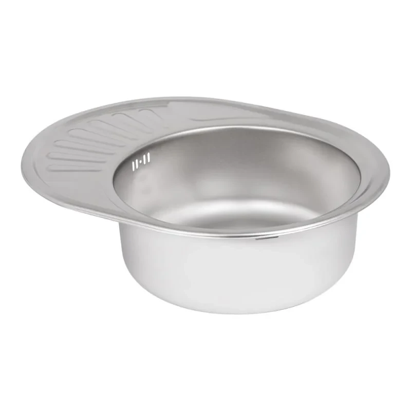 Кухонная мойка Brinex 5745 0,8 мм Satin (BRIN5745SAT08)