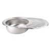 Кухонная мойка Brinex 7750 0,8 мм Micro Decor (BRIN7750MDEC08)