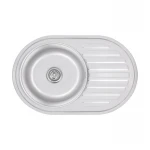 Кухонна мийка Brinex 7750 0,8 мм Satin (BRIN7750SAT08)