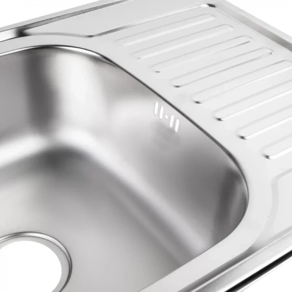 Кухонна мийка Brinex 7848 0,8 мм Micro Decor (BRIN7848MDEC08)