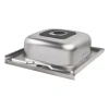 Кухонна мийка Brinex 5050 0,6 мм Satin (BRIN5050SAT06)
