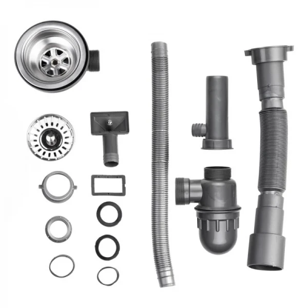 Кухонна мийка Brinex 5050 0,6 мм Satin (BRIN5050SAT06)