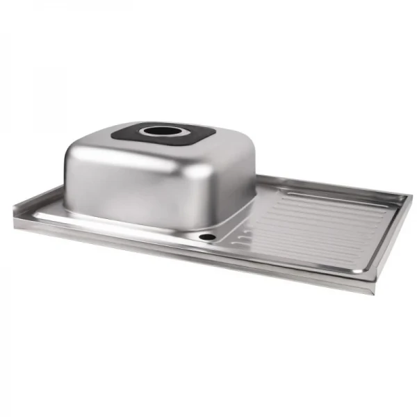 Кухонна мийка Brinex 5080-L 0,8 мм Satin (BRIN5080LSAT06)