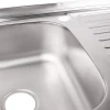 Кухонна мийка Brinex 5080-L 0,8 мм Satin (BRIN5080LSAT06)