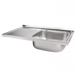 Кухонна мийка Brinex 5080-R 0,8 мм Satin (BRIN5080RSAT06)