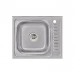 Кухонна мийка Brinex 6050-L 0,6 мм Satin (BRIN6050LSAT06)