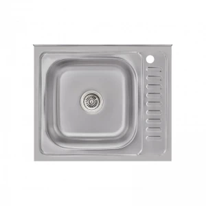 Кухонна мийка Brinex 6050-L 0,6 мм Satin (BRIN6050LSAT06)