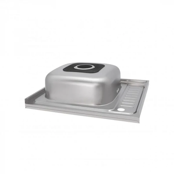 Кухонна мийка Brinex 6050-L 0,6 мм Satin (BRIN6050LSAT06)