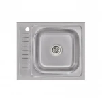 Кухонна мийка Brinex 6050-R 0,6 мм Satin (BRIN6050RSAT06)