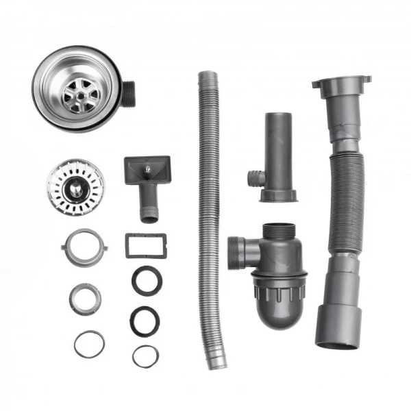 Кухонна мийка Brinex 6060-L 0,6 мм Satin (BRIN6060LSAT06)