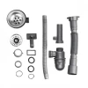 Кухонна мийка Brinex 6060-R 0,6 мм Satin (BRIN6060RSAT06)