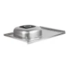 Кухонна мийка Brinex 6080-L 0,6 мм Satin (BRIN6080LSAT06)