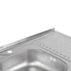 Кухонна мийка Brinex 6080-L 0,6 мм Satin (BRIN6080LSAT06)