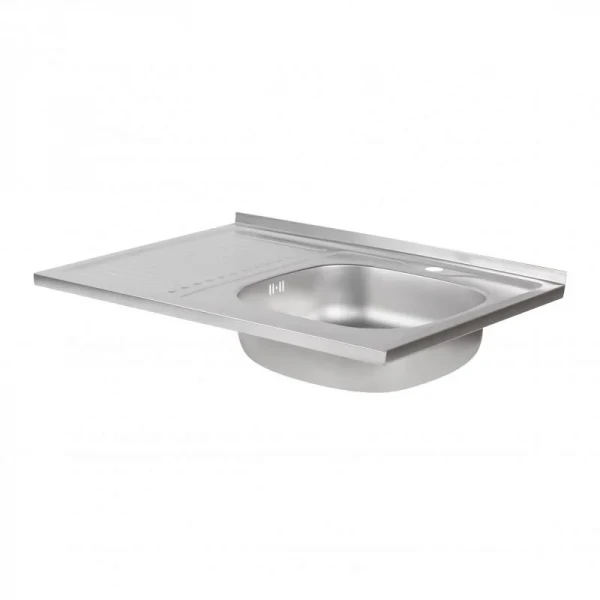 Кухонна мийка Brinex 6080-R 0,6 мм Satin (BRIN6080RSAT06)