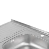 Кухонна мийка Brinex 6080-R 0,6 мм Satin (BRIN6080RSAT06)