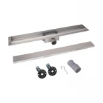 Трап із нержавіючої сталі Qtap Taurus FA1000 лінійний із сухим затвором